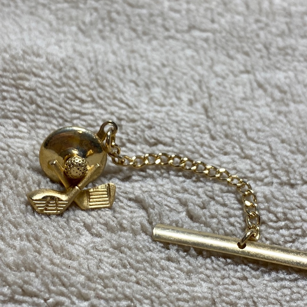 Men’s Golf Goldtone Tie Tac